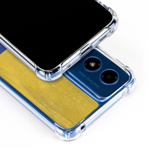 Colombia Flag Distressed Moto G 5G (2024) Clear Case